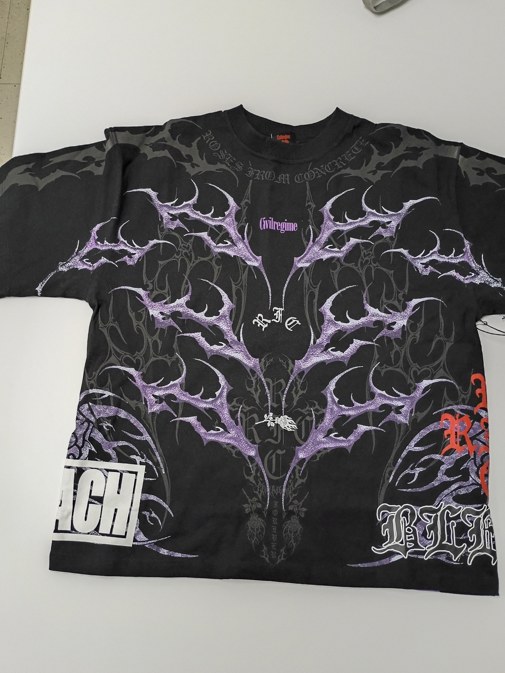 CivilRegime Bleach Tee Collab Medium